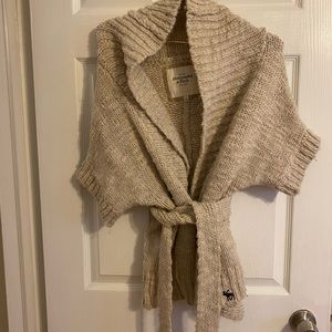 Abercrombie cardigan with belt